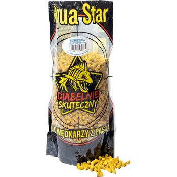 Pellet Zanętowy Aqua Star 6 mm Kukurydza 1000 g