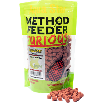 Pellet haczykowy z dziurką 8 mm Waggler Truskawka 500 g